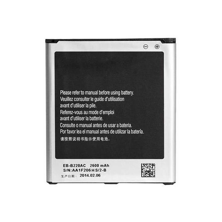 باتری موبایل مدل EB-B220AC ظرفیت 2600میلی آمپر ساعت مناسب برای گوشی موبایل سامسونگ  Galaxy Grand 2 Duos